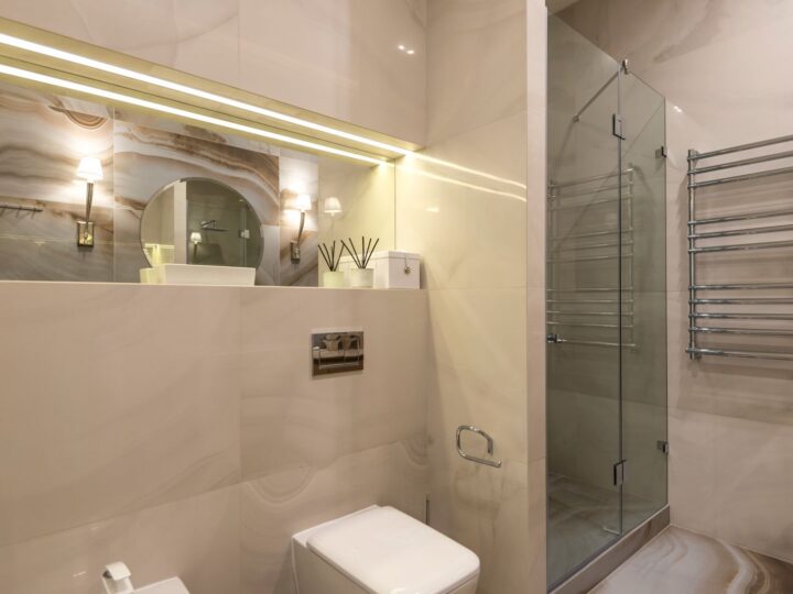 Salle de bains en marbre